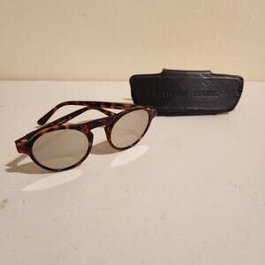 Westward Leaning Dyad 1.0 Womens Tortoise Shell Floating Bridge Sunglasses Brown